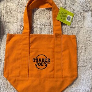 Trader Joe's Orange Tote Bag